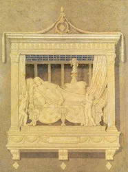 Bozza per la tomba di Lady Montague, 1860